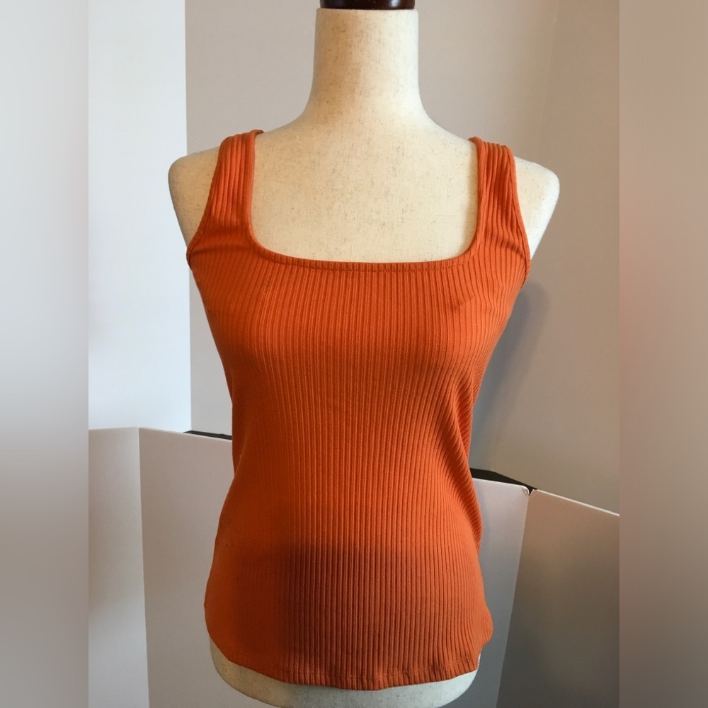 International Concepts Women’s Ribbed Square-Neck Tank Top